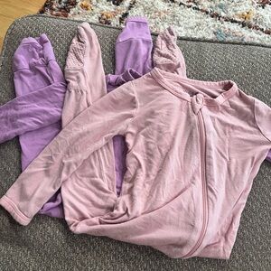 Pair of Kyte Baby Footie/Footless Pajamas